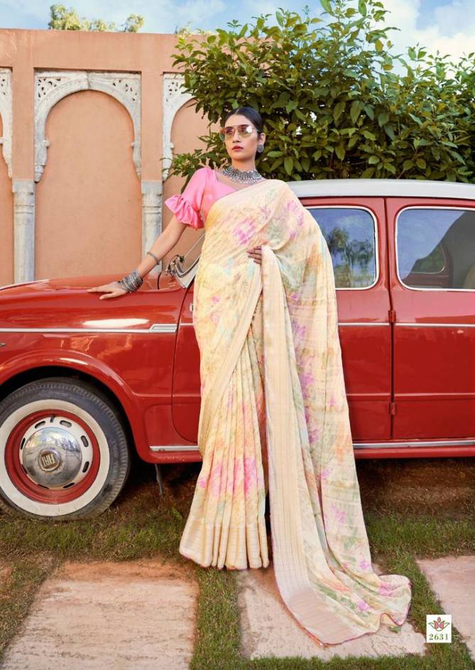 Kashvi Tanvi Fancy Chiffon Printed Ethnic Wear Designer Saree Collection